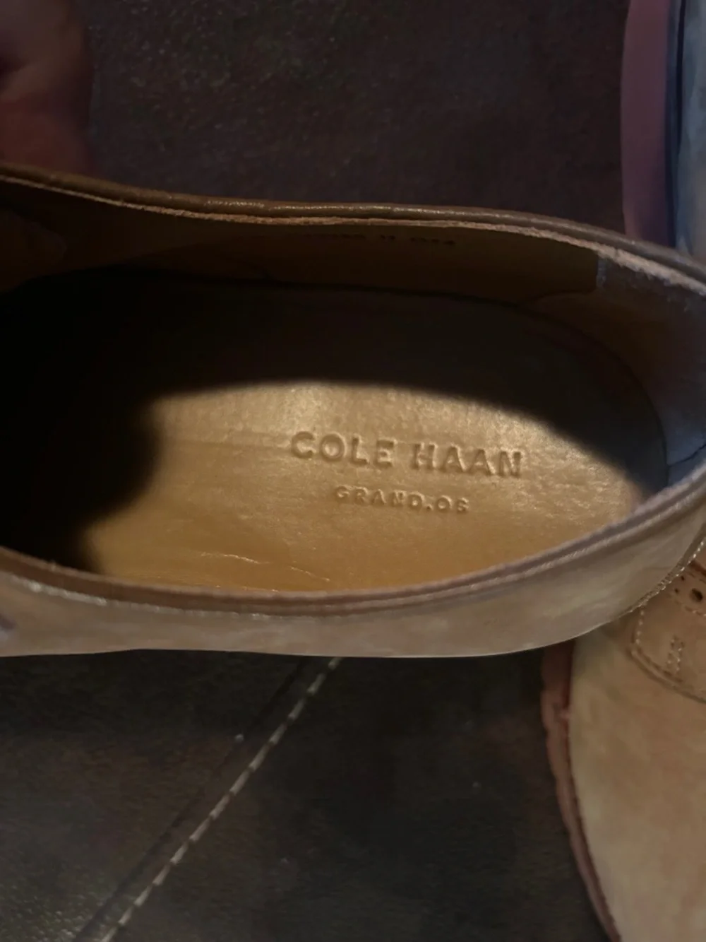 Cole Haan refined suede
